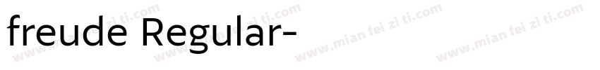 freude Regular字体转换
